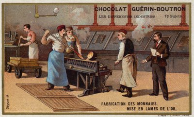 Manufacturing Coins by French School