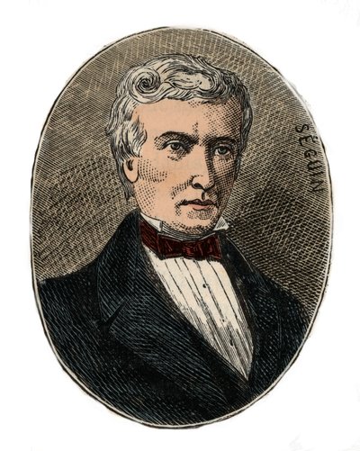 Marc Seguin (1786-1875) architect and engineer - Engraving in 
