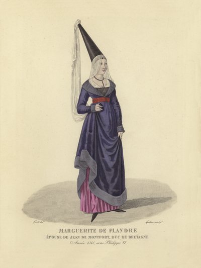 Margaret of Flanders by French School