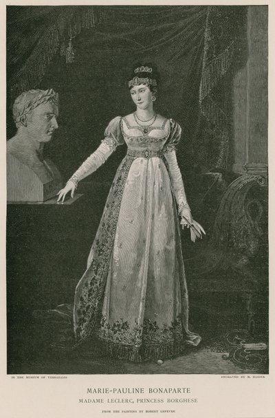 Marie-Pauline Bonaparte by French School