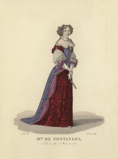 Marie Angelique de Scorailles, Duchess of Fontanges, mistress of King Louis XIV of France by French School