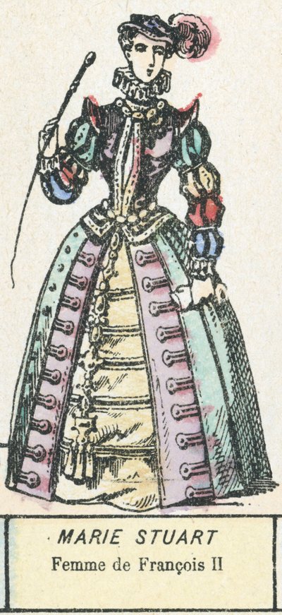 Mary Stuart, Wife of Francis II by French School
