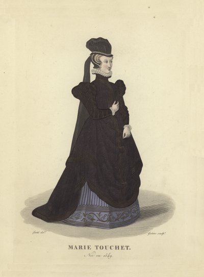 Marie Touchet, mistress of King Charles IX of France by French School
