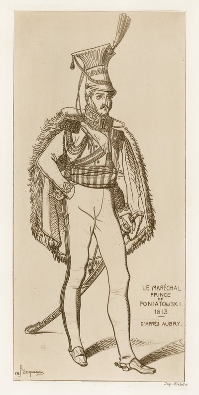 Marshal Prince Poniatowski, 1813 by French School