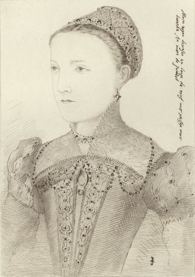 Mary Queen of Scots as a Young Woman by French School