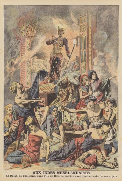 Mass Suicide in the Dutch East Indies by French School