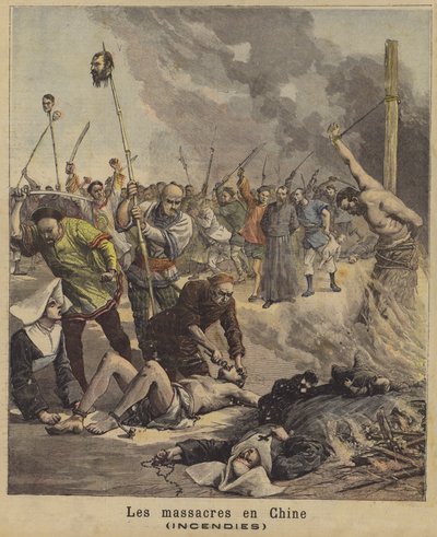 Massacres in China by French School
