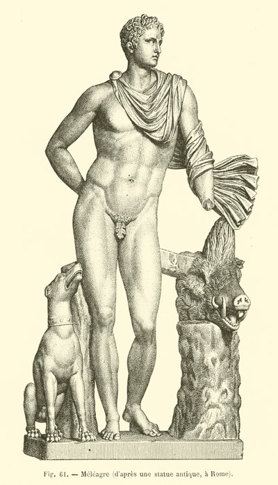 Meleager (engraving) by French School