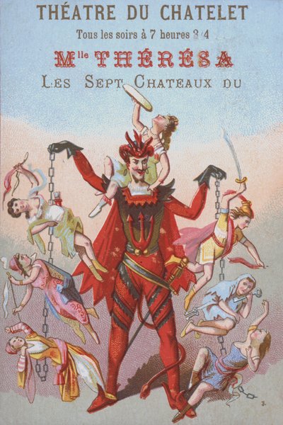 Mephistopheles Dangling Men and Women in Chains by French School