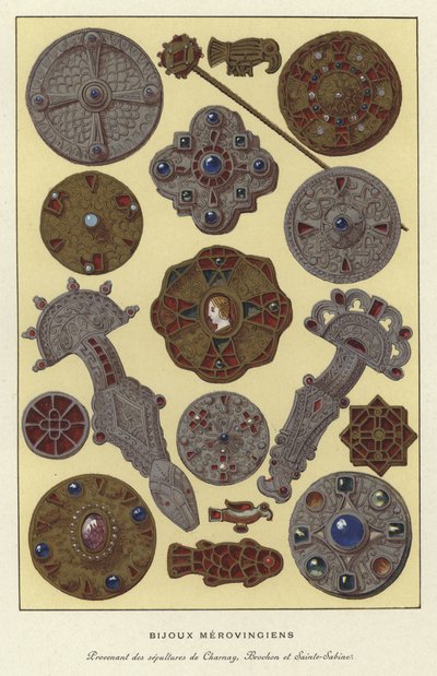 Merovingian Jewellery by French School