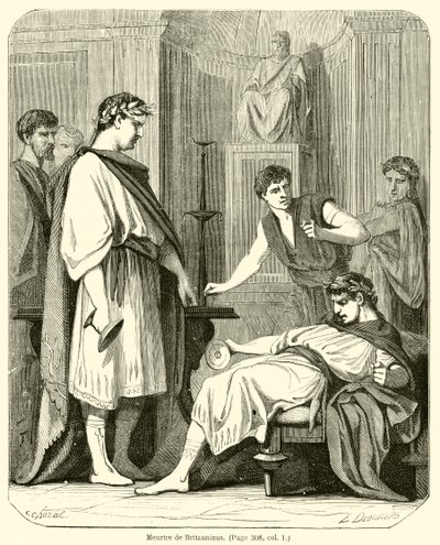 Murder of Britannicus by French School