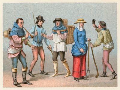Middle Ages Costume by French School