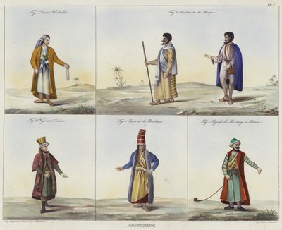 Middle Eastern Costumes by French School