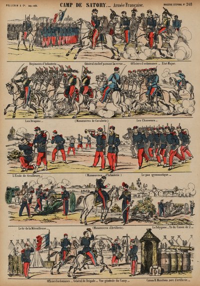 Military Camp of the French Army at Satory, France by French School
