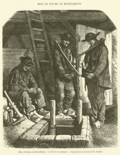 Bitumen Mine of Bechelbronn, The Miners