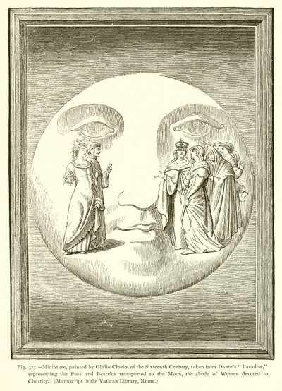 Miniature of the Sixteenth Century, taken from Dante