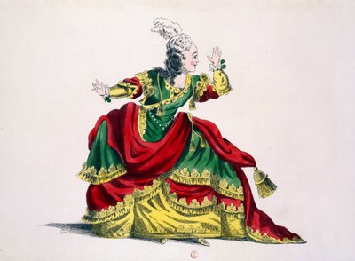 Miss Sainval as Zenobie in Zenobie and Rhadamisthe, facsimile by Guillaumot fils by French School