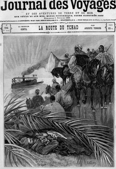 Mission Gentil in Africa by French School