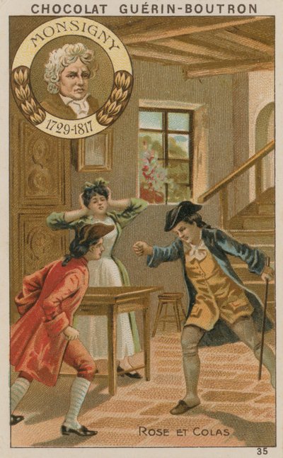 Rose and Colas by French School