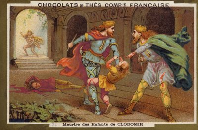 Murder of the Children of Chlodomer by French School