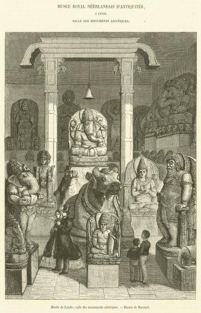 Museum of Leiden, Hall of Asian Monuments by French School
