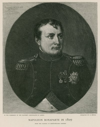 Napoleon Bonaparte in 1809 by French School