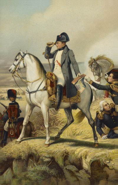 Napoleon I at Wagram by French School