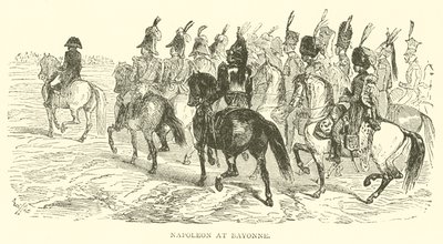 Napoleon at Bayonne by French School