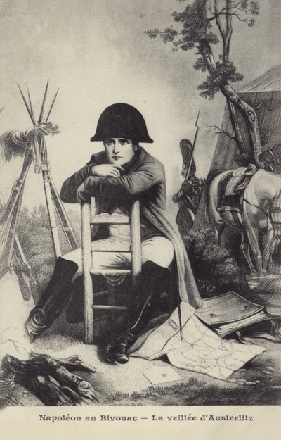 Napoleon at the Bivouac by French School