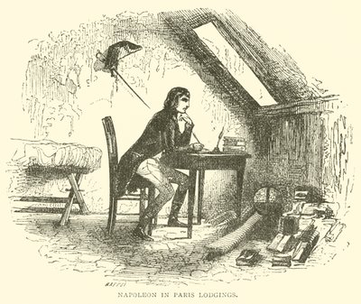 Napoleon in Paris Lodgings by French School