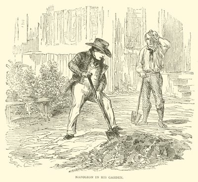 Napoleon in His Garden by French School