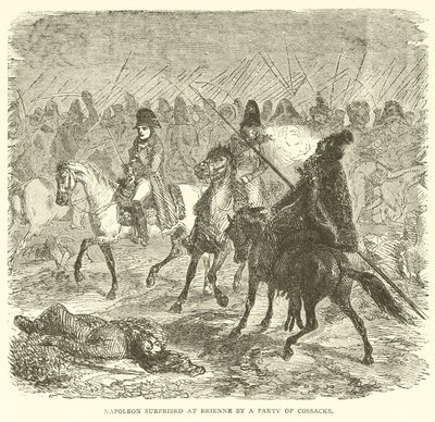 Napoleon Surprised at Brienne by a Party of Cossacks by French School