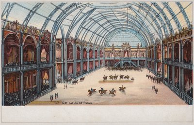 Nave of the Grand Palais, Exposition Universelle, Paris by French School