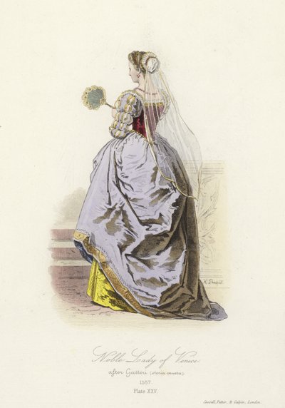 Noble lady of Venice by French School