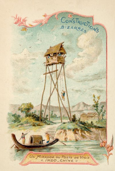 Observation Tower, Indochina by French School