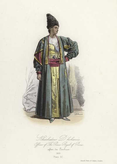 Officer of the Prince Royal of Persia by French School