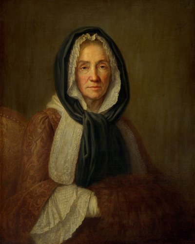 Old Woman with a Muff by French School