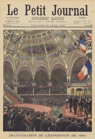 Opening of the Exposition Universelle of 1900 in Paris by French School