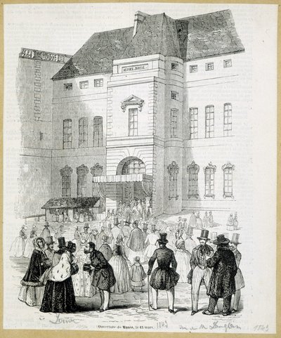Opening of the Musee Royal (Musee du Louvre), March 15 by French School