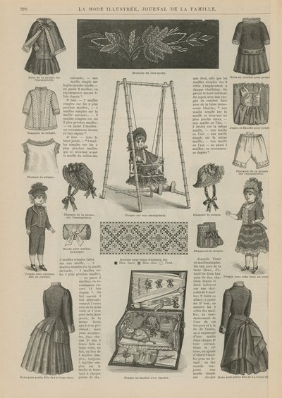 Page from La Mode Illustrée by French School