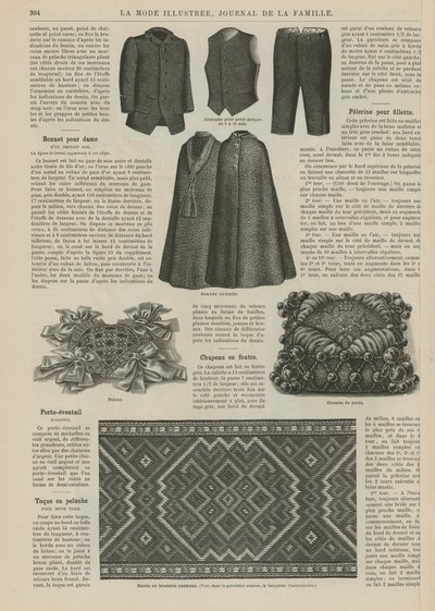 Page from La Mode Illustrée by French School