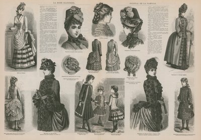 Page from La Mode Illustrée by French School