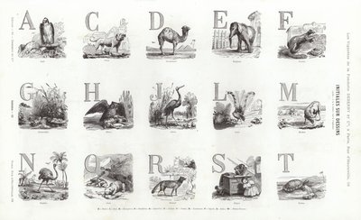 Page from Vignettes Typographiques by French School