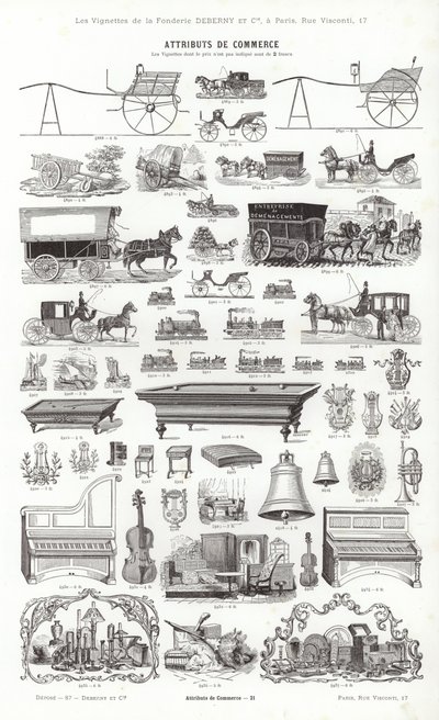 Page from Vignettes Typographiques by French School
