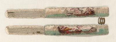 Pair of garters, c.1770-90 by French School