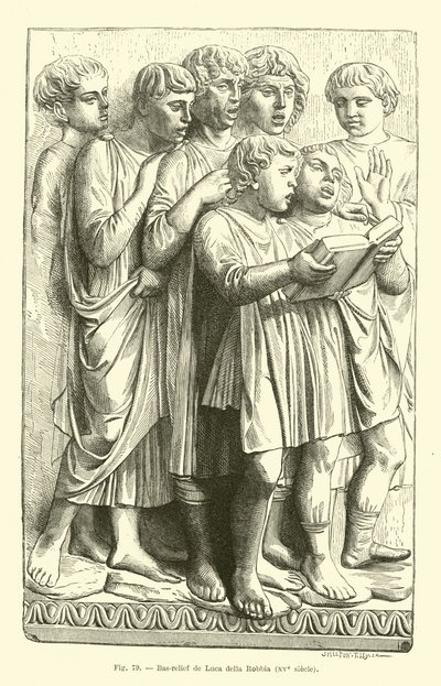 Panel of the Cantoria by French School
