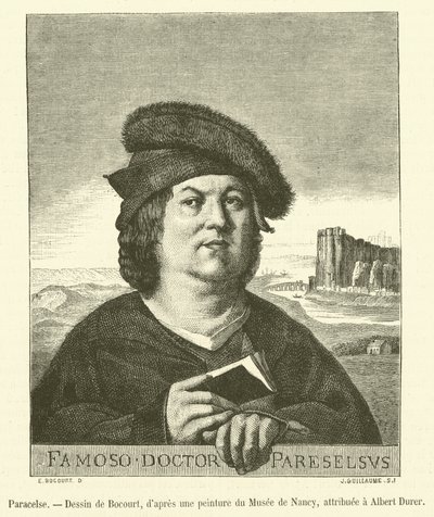 Paracelsus (engraving) by French School