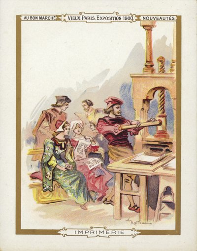 Paris Exposition 1900, The Printer by French School