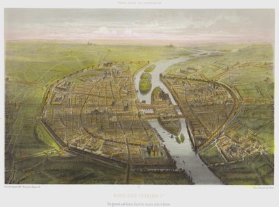Paris Under Francis I, General View from a Bird