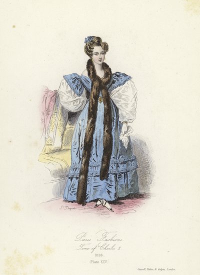 Paris Fashions, Time of Charles X of France by French School